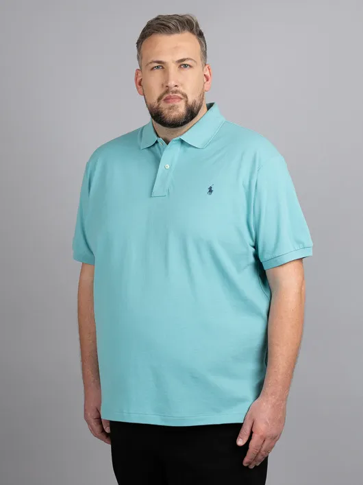 Polo Turquoise Ralph Lauren Grande Taille vert homme grande taille - Capelstore