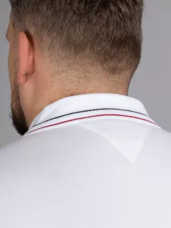 Polo Blanc Tommy Hilfiger Grande Taille blanc homme grande taille - Capelstore