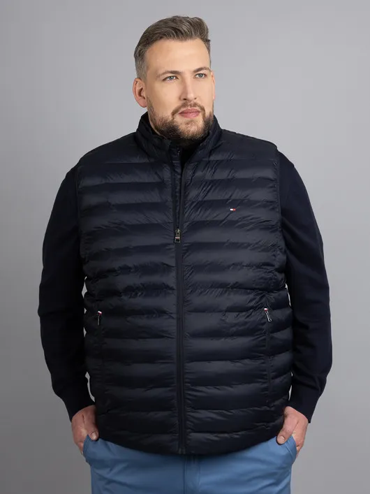 Doudoune Marine Sans Manches Tommy Hilfiger Grande Taille marine homme grande taille - Capelstore
