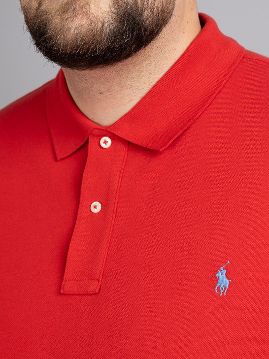 Polo Rouge Ralph Lauren Grande Taille rouge homme grande taille - Capelstore