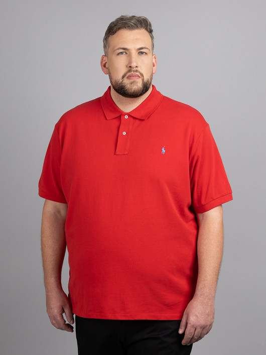 Polo Rouge Ralph Lauren Grande Taille rouge homme grande taille - Capelstore