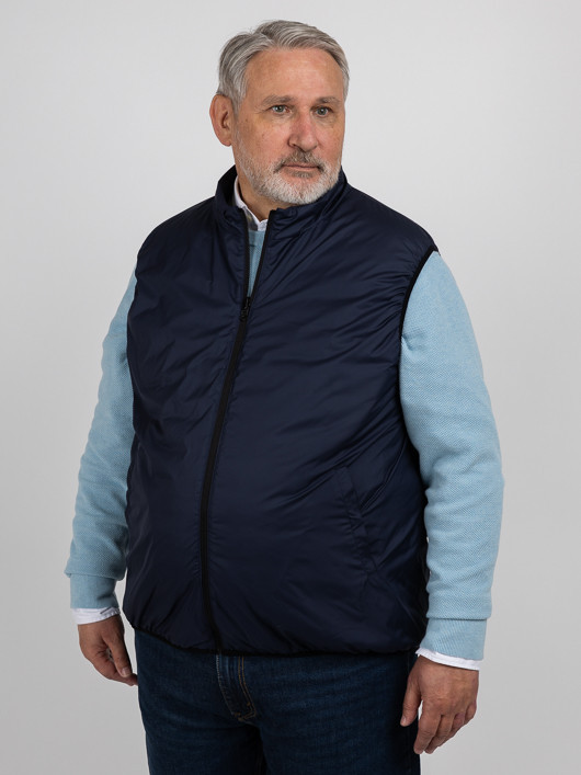 Gilet Sans Manches Coll.privee Capel Grande Taille marine homme grande taille - Capelstore