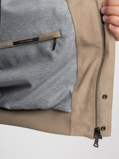 Blouson Cuir Beige Paul& Shark Grande Taille beige homme grande taille - Capelstore