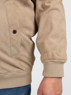 Blouson Cuir Beige Paul& Shark Grande Taille beige homme grande taille - Capelstore