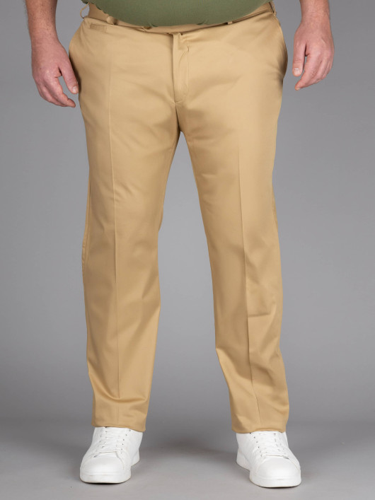 Pantalon Gaspard Ultra Leger Capel Grande Taille beige homme grande taille - Capelstore