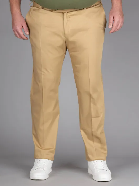 Pantalon Gaspard Ultra Leger Capel Grande Taille beige homme grande taille - Capelstore
