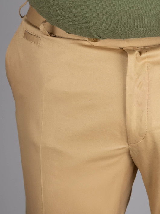 Pantalon Gaspard Ultra Leger Capel Grande Taille beige homme grande taille - Capelstore