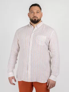 Chemise Ralph Rayee Capel Capel Grande Taille  homme grande taille - Capelstore