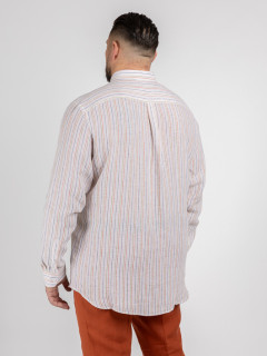Chemise Ralph Rayee Capel Capel Grande Taille  homme grande taille - Capelstore