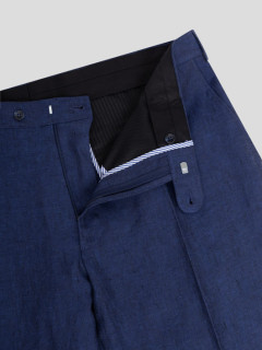 Pantalon Bleu En Lin Capel Grande Taille bleu homme grande taille - Capelstore