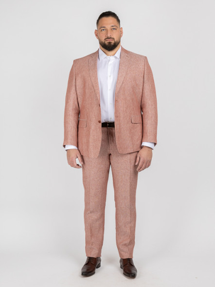 Pantalon Terracotta Lin Capel Grande Taille