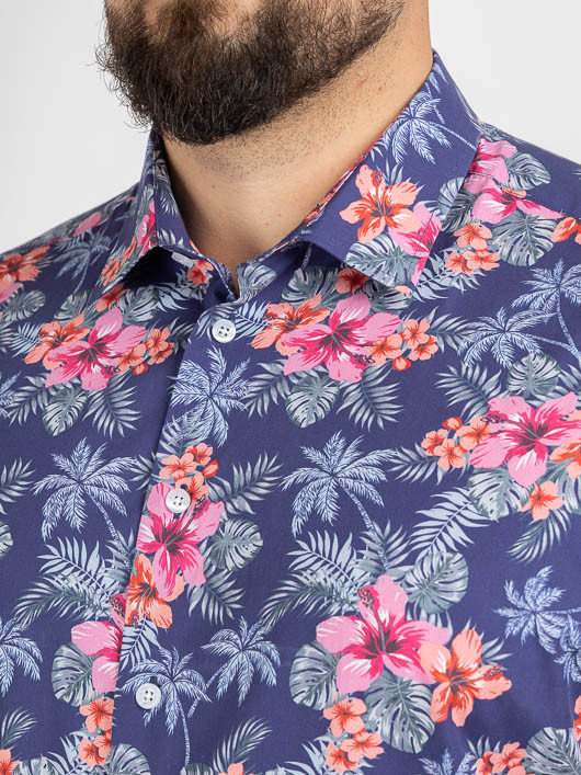 Chemisette Gianno Fleurs Capel Grande Taille homme grande taille - Capelstore