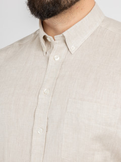 Chemisette Zack Lin Beige Capel Grande Taille  homme grande taille - Capelstore
