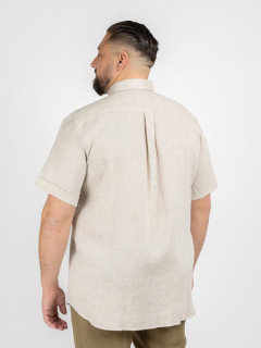 Chemisette Zack Lin Beige Capel Grande Taille  homme grande taille - Capelstore