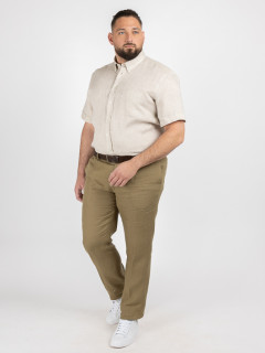 Chemisette Zack Lin Beige Capel Grande Taille  homme grande taille - Capelstore