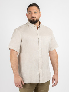 Chemisette Zack Lin Beige Capel Grande Taille  homme grande taille - Capelstore