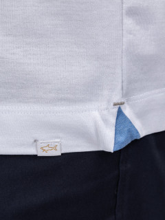 Polo Mercerise Blanc Paul & Shark Grande Taille blanc homme grande taille - Capelstore