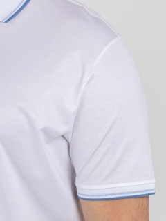 Polo Mercerise Blanc Paul & Shark Grande Taille blanc homme grande taille - Capelstore