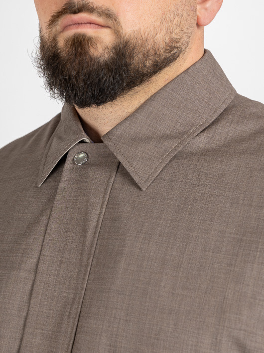 Parka Beige Tissu Loro Piana Paul & Shark Grande Taille beige taupe homme grande taille - Capelstore