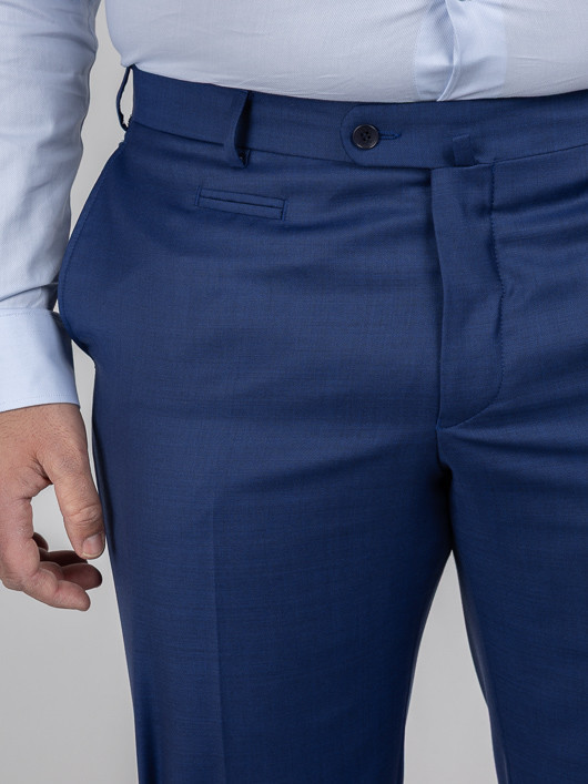 Pantalon De Costume Bleu Capel Grande Taille bleu homme grande taille - Capelstore
