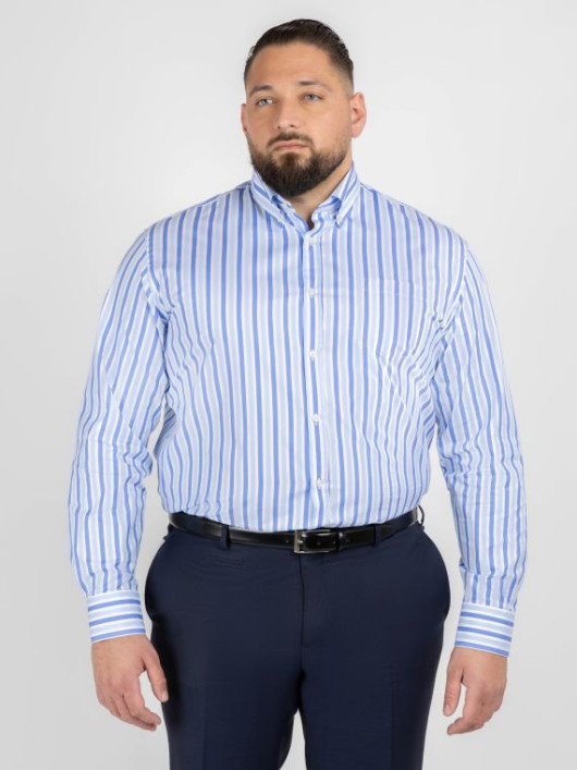 Chemise Paul & Shark Rayee Grande Taille blanc homme grande taille - Capelstore