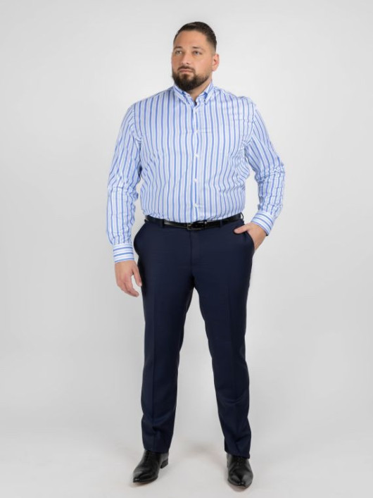Chemise Paul & Shark Rayee Grande Taille blanc homme grande taille - Capelstore