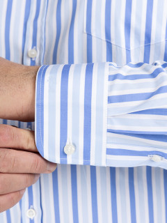 Chemise Paul & Shark Rayee Grande Taille blanc homme grande taille - Capelstore