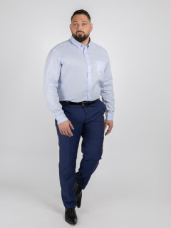 Chemise Ralph Lin Ciel Capel Grande Taille bleu ciel homme grande taille - Capelstore