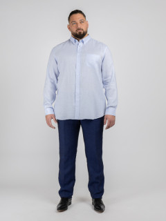 Chemise Ralph Lin Ciel Capel Grande Taille bleu ciel homme grande taille - Capelstore