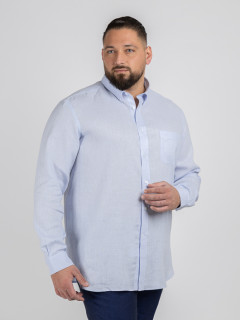 Chemise Ralph Lin Ciel Capel Grande Taille bleu ciel homme grande taille - Capelstore