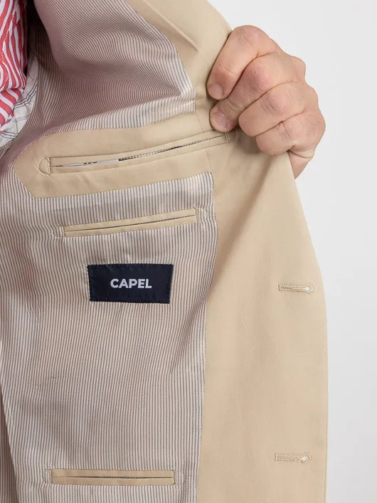 Veste Beige Capel Grande Taille beige homme grande taille - Capelstore