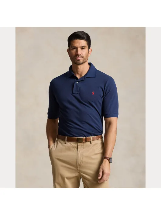 Polo Marine Ralph Lauren Grande Taille marine homme grande taille - Capelstore