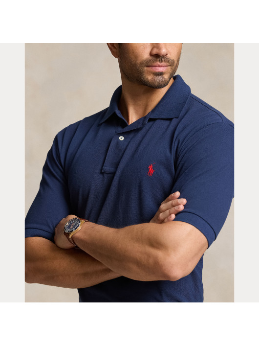Polo Marine Ralph Lauren Grande Taille marine homme grande taille - Capelstore