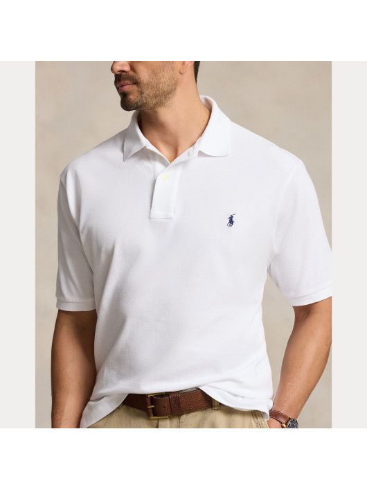 Polo Blanc Ralph Lauren Grande Taille blanc homme grande taille - Capelstore