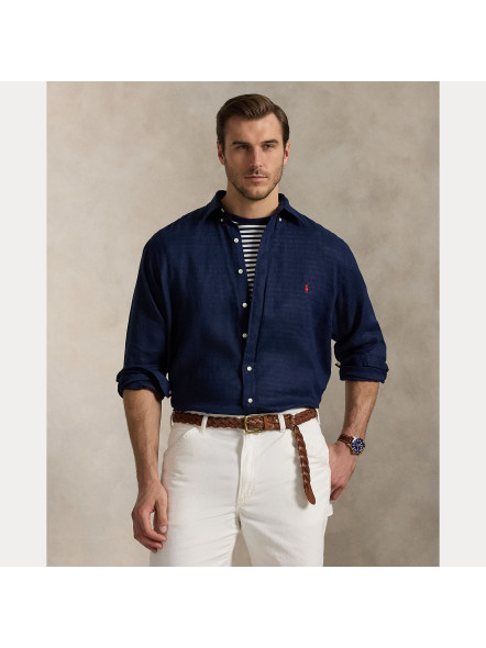 Chemise Marine Ralph Lauren Grande Taille
