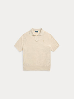 Polo Maille Beige Ralph Lauren Grande Taille beige homme grande taille - Capelstore