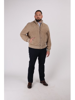Blouson Cuir Beige Paul& Shark Grande Taille beige homme grande taille - Capelstore