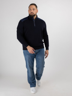 Pull Camionneur Paul & Shark Grande Taille marine homme grande taille - Capelstore