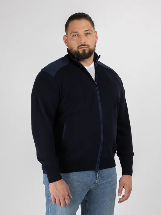 Cardigan Camionneur Paul&shark Grande Taille marine homme grande taille - Capelstore