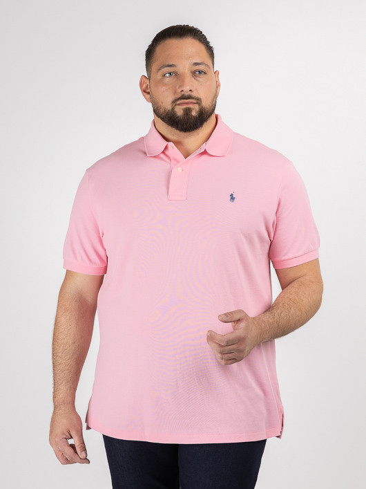 Polo Rose Ralph Lauren Grande Taille rose homme grande taille - Capelstore