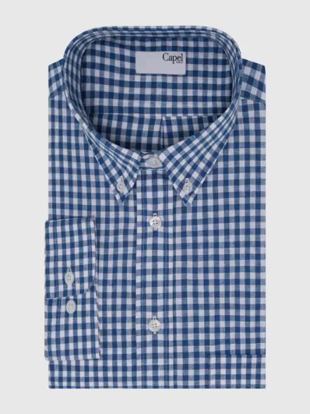 Chemise Gros Vichy Capel Grande Taille