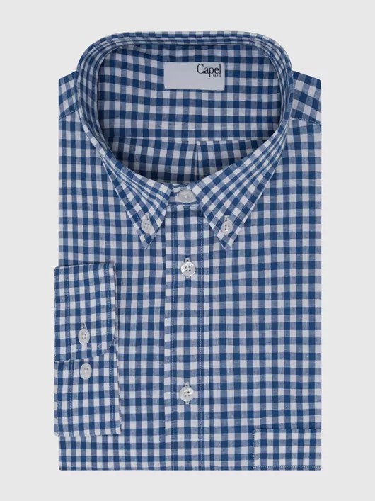 Chemise Gros Vichy Capel Grande Taille