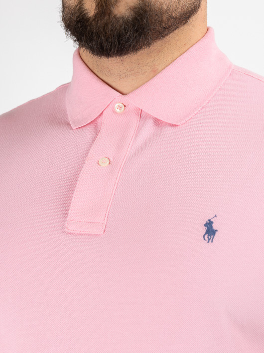 Polo Rose Ralph Lauren Grande Taille rose homme grande taille - Capelstore