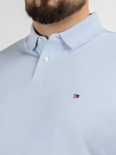 Polo Bleu Ciel Tommy Hilfiger Grande Taille bleu ciel homme grande taille - Capelstore