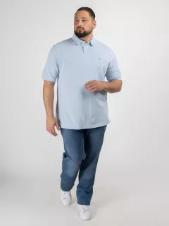 Polo Bleu Ciel Tommy Hilfiger Grande Taille bleu ciel homme grande taille - Capelstore