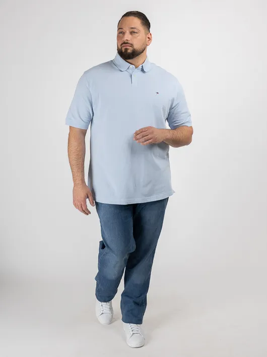 Polo Bleu Ciel Tommy Hilfiger Grande Taille bleu ciel homme grande taille - Capelstore