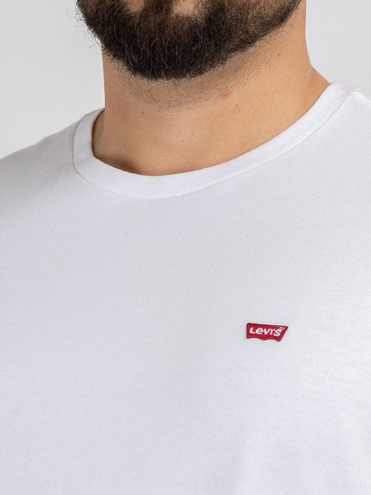 Tee-shirt Blanc Logo Levi's Grande Taille blanc homme grande taille - Capelstore