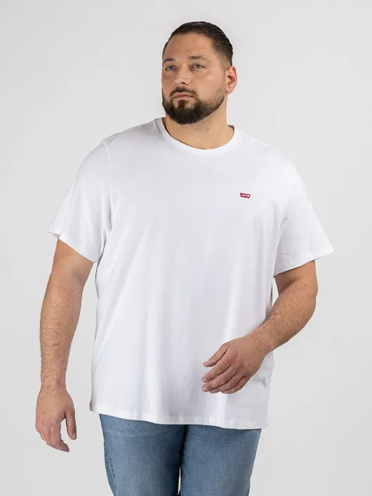 Tee-shirt Blanc Logo Levi's Grande Taille blanc homme grande taille - Capelstore