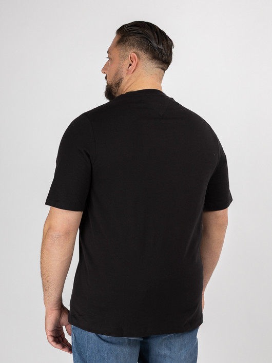 Tee-shirt Noir Tommy Hilfiger Grande Taille noir homme grande taille - Capelstore
