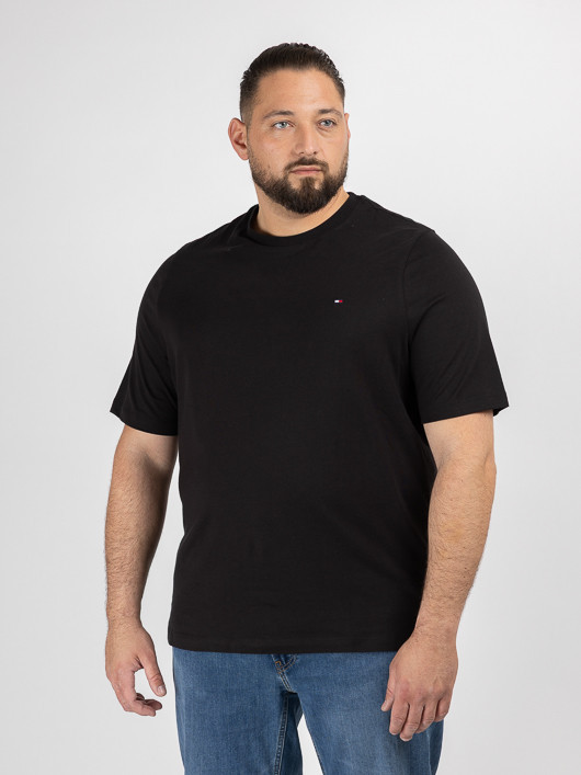 Tee-shirt Noir Tommy Hilfiger Grande Taille noir homme grande taille - Capelstore
